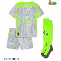 Manchester City Erling Haaland #9 Tredjedraktsett Barn 2025-26 Kortermet (+ Korte bukser)